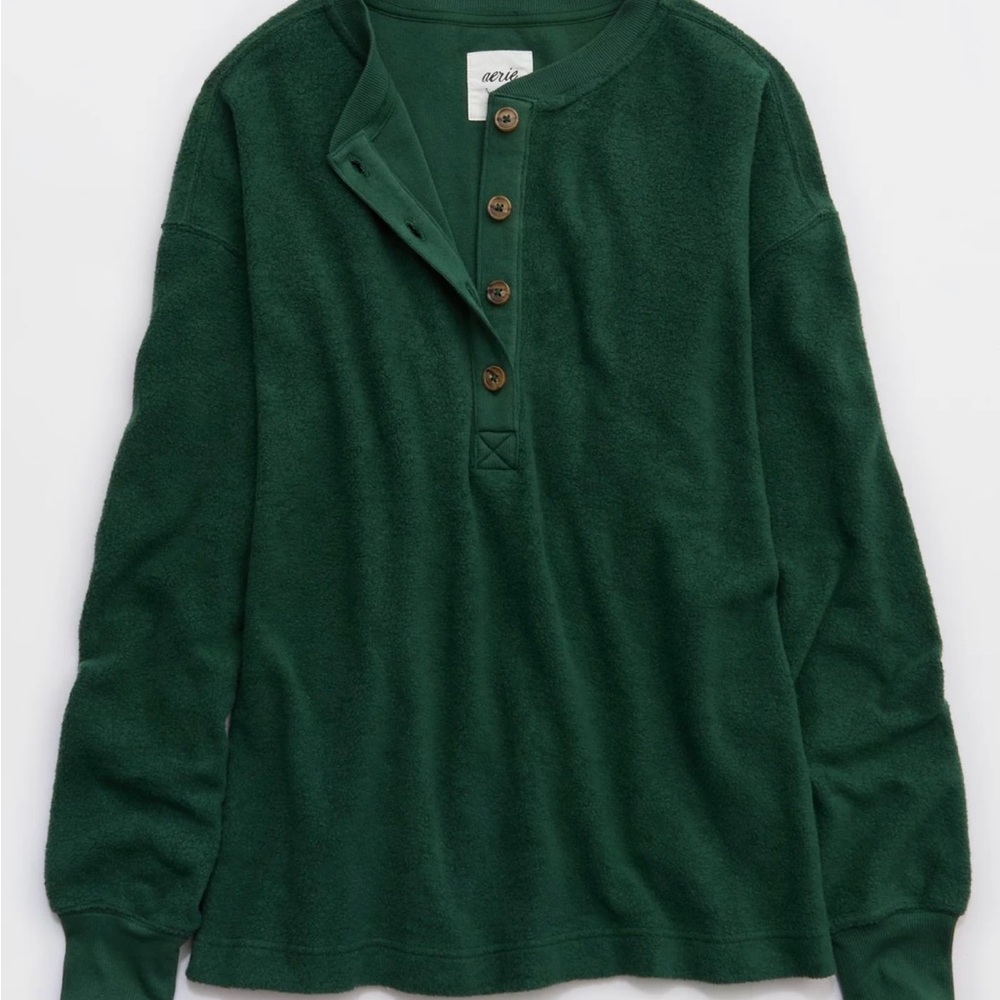 Aerie Sherpa Henley Sweatset XXS - Picture 5 of 9